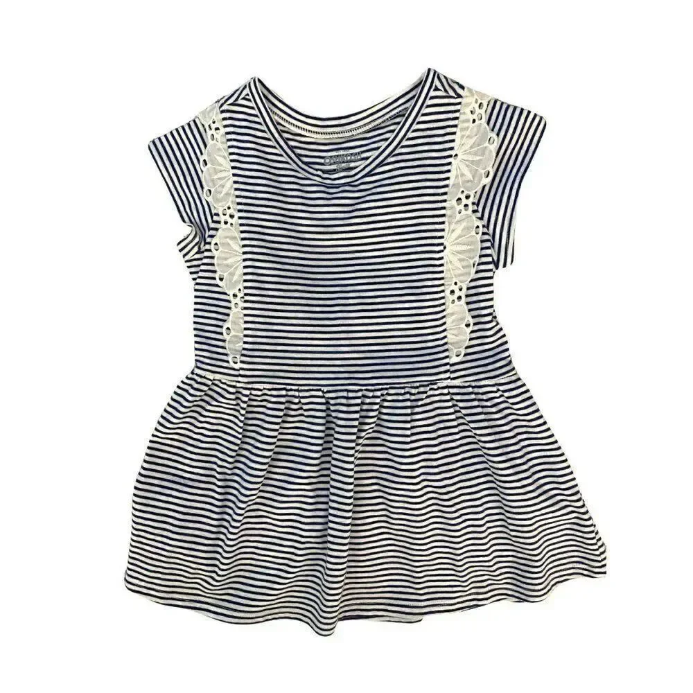Oshkosh B'Gosh Blue/White Shirt (5)